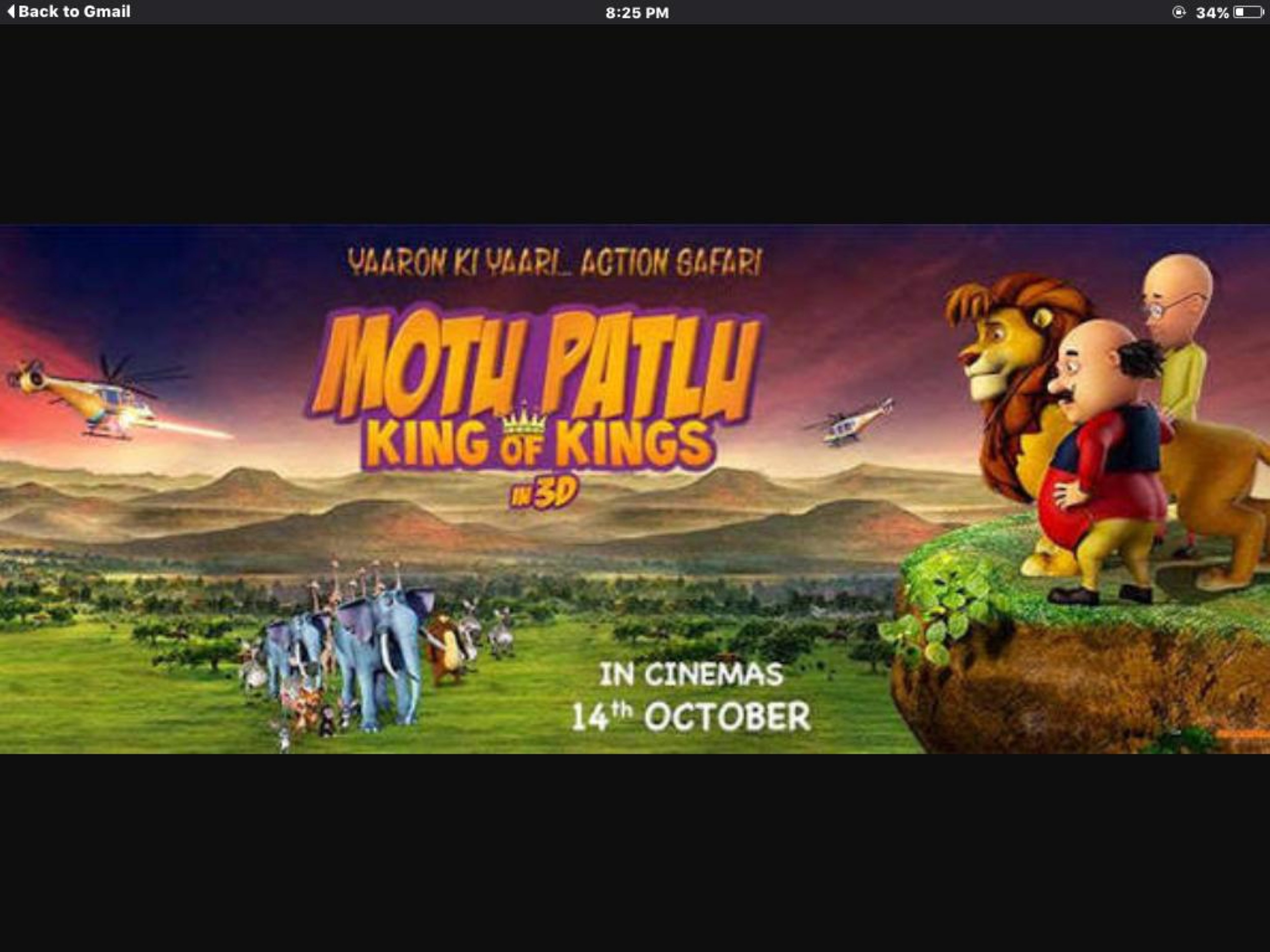 tamil dubbed 1080p movies Motu Patlu - King of Kings